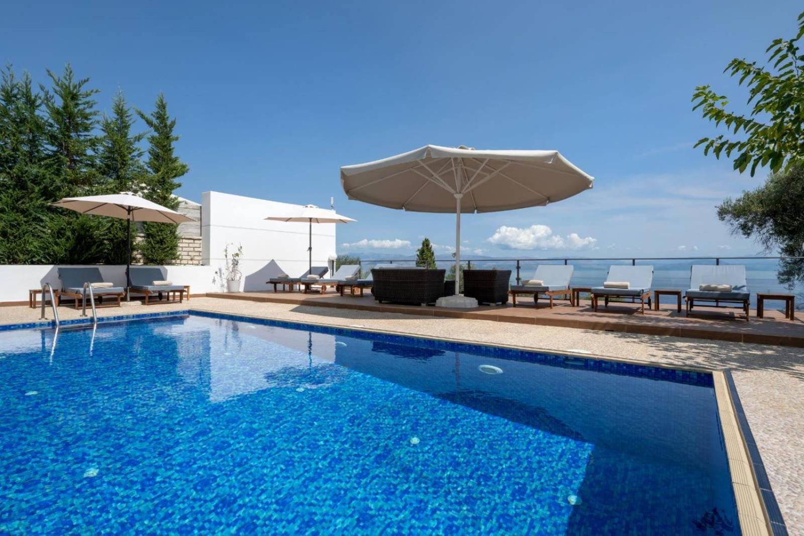 Luxury Villa Alexandros Corfu Перама Екстериор снимка